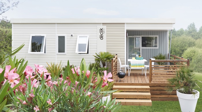 Mobil home 3 chambres avec terrasse à l'o2 camping en Normandie